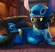Image result for Cute Drawings of Stitch and Toothless