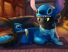 Image result for Stitch Toothless Mate