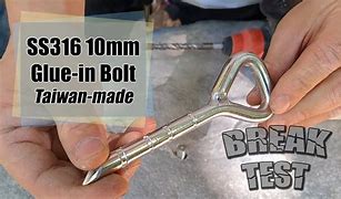 Image result for Glue in Climbing Bolts