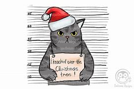 Image result for Cat Knocked Over Christmas Tree Meme