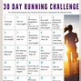 Image result for 30-Day Running Challenge Calendar