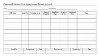 Image result for Free Equipment Issue Form Template