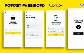 Image result for For Get Password Page in Moblie App