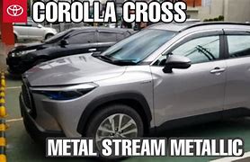 Image result for Toyota Corolla Cross Metal Stream Metallic