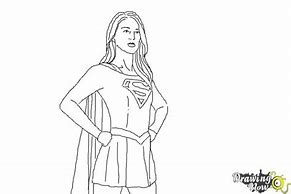 Image result for Supergirl Drawing Easy