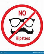 Image result for No Hipsters Food Sign