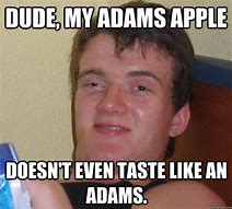 Image result for Adam's Apple Meme
