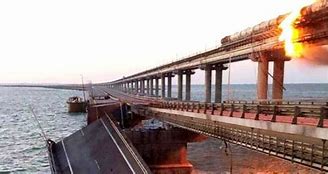 Image result for Crimean Bridge Destroyed