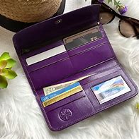 Image result for Purple Leather Wallet iPhone 7 Plus Case