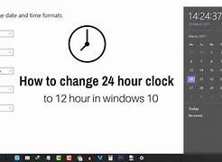 Image result for How to Change PC Time to 24 Hour Clock