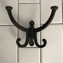 Image result for Vintage Ornate Cast Iron Coat Hooks
