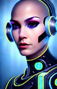 Image result for Cyberpunk Robot Jacked In