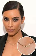 Image result for Kim Kardashian Gold Necklace