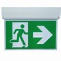 Image result for Exit Sign Dimensions