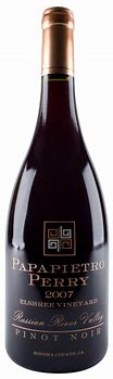 Image result for Papapietro Perry Pinot Noir 777 Clones Russian River Valley