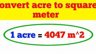 Image result for Acre to Meter