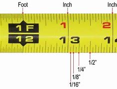 Image result for Tape Measure in Inches