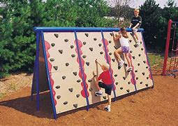 Image result for Climbing Wall Playground Equipment