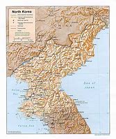 Image result for North Korea Topographic Map