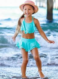 Image result for Girls Ruffle 2 Piece Set