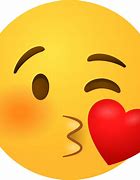 Image result for Blowing Kiss Face Emoji