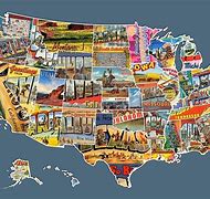 Image result for 50 States Postcards