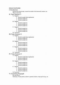 Image result for Academic Paper Outline Template