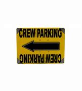Image result for Crew Only Sign Transparent