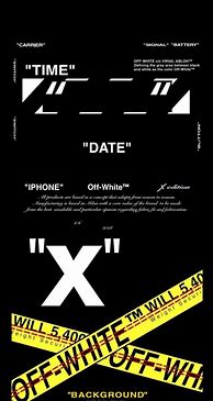 Image result for Off White Wallpaper iPhone