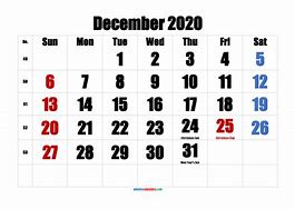 Image result for 2020 Calendar W Holidays