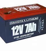 Image result for 12V 7Ah Lithium Battery