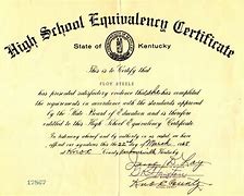 Image result for Real GED Certificate