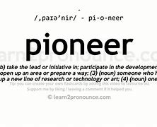 Image result for What Does Pioneers Mean