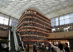 Image result for South Korea Library