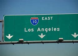 Image result for La Freeway Signs