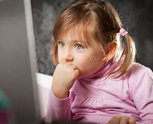 Image result for Girl Looking at Computer Screen