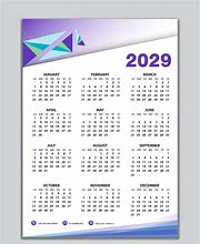 Image result for 2029 Wall Calendar