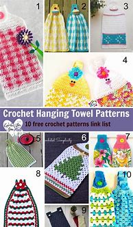 Image result for Hanging Hand Towel Crochet Pattern Free