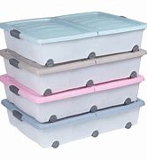 Image result for Under Bed Plastic Storage Containers