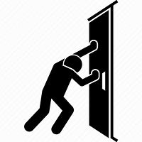 Image result for Man Pushing On a Locked Door
