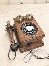Image result for Wooden Rotary Phone