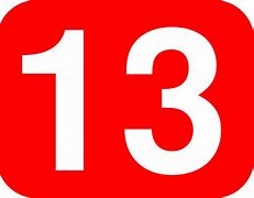Image result for Number 13 Graphics