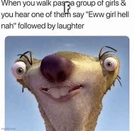 Image result for Evalution of Sid the Sloth Meme