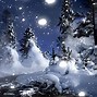 Image result for Snowy Night Landscaoe Wallpaper