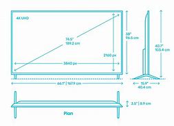 Image result for What Are the Dimensions of a 75 Inch TV
