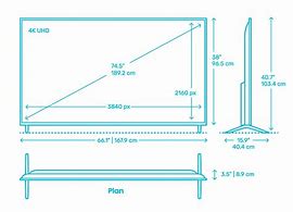 Image result for Samsung Wall TV Dimensions