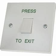 Image result for Press to Exit Button