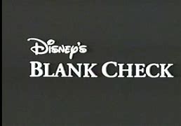 Image result for Disney's Blank-Check