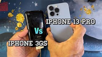 Image result for iPhone 3GS vs iPhone 13 Pro