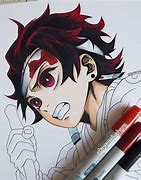 Image result for Anime Drawings Tanjiro